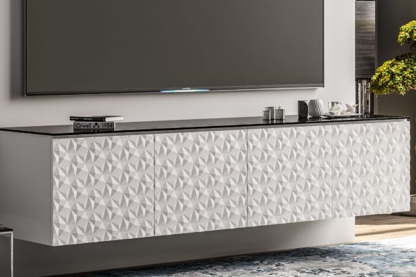Diamond weiss Sideboard Holz in Form