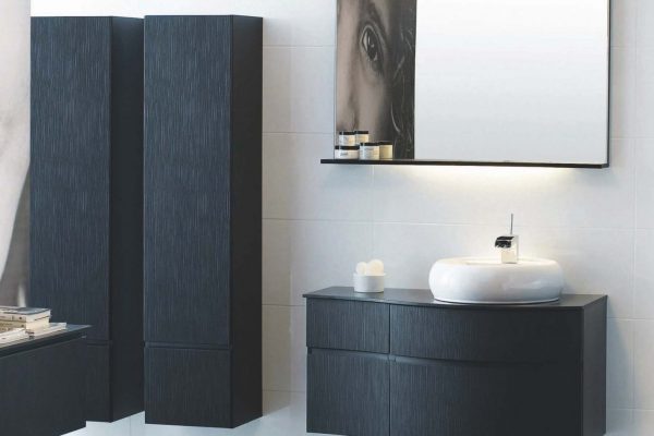 Schilf Alpi schwarz Holz in Form