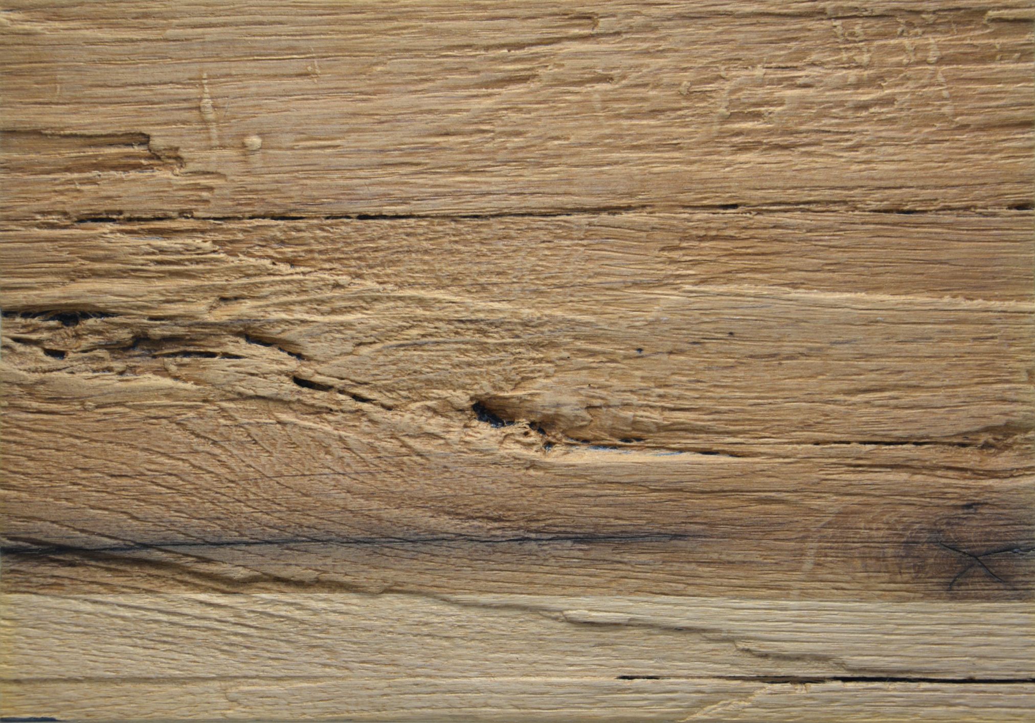 2652 - Rustic wood - Old Oak - Real wood veneer